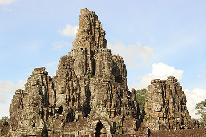 Templo de Angkor Thom, en Angkor Wat (Camboya).