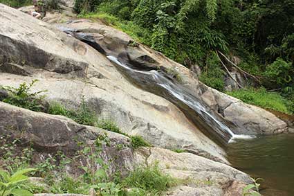 Cascada de Mo Paeng en la provincia de Mae Hond Son, al norte de Tailandia.